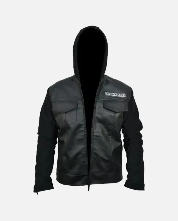SOA Son of Anarchy Leather Hooded Jacket
