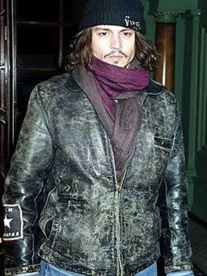 Hollywood Jackets Johnny Depp Secret Window Leather Jacket