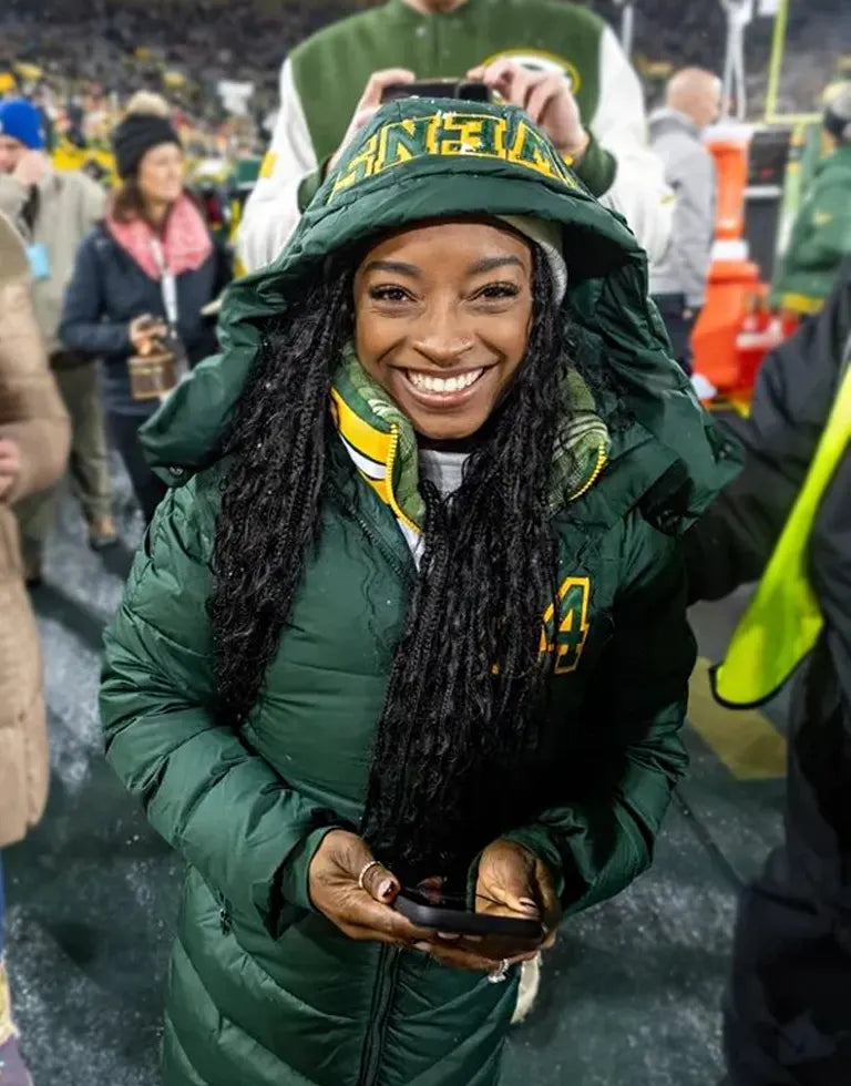 Simone Biles Packers Jacket