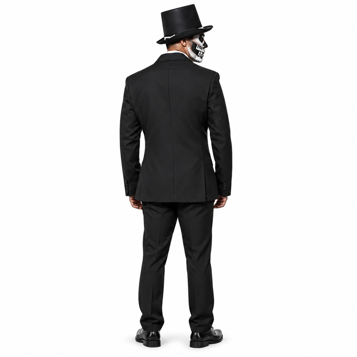 Halloween Black Skeleton Suit – Men’s Skeleton Print Blazer with Pants