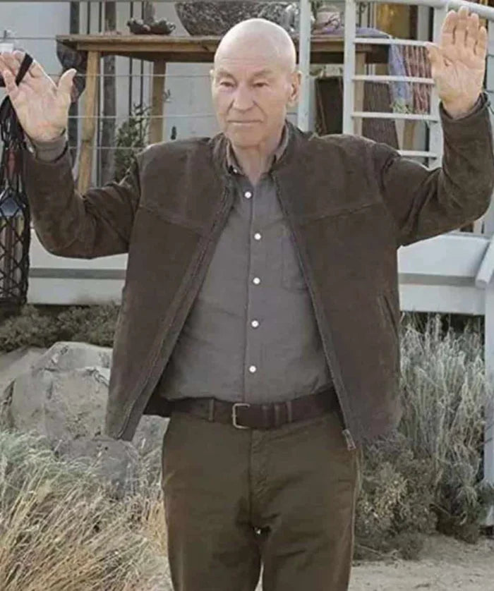 Jean-Luc Picard Star Trek Picard Brown Jacket