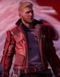 Hollywood Jackets Star Lord Maroon Leather Jacket