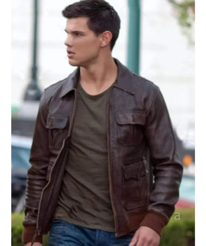 Taylor Lautner Abduction Nathan Leather Jacket