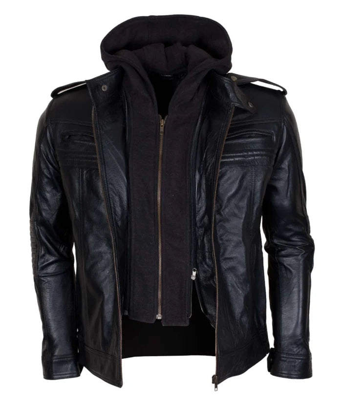 Metal Gear Solid Snake Cosplay Leather Vest – Premium Genuine Leather Vest
