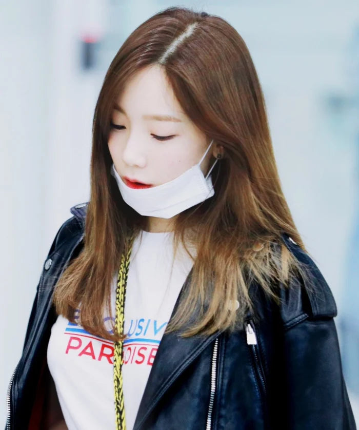Hollywood Jackets Taeyeon Black Biker Leather Jacket