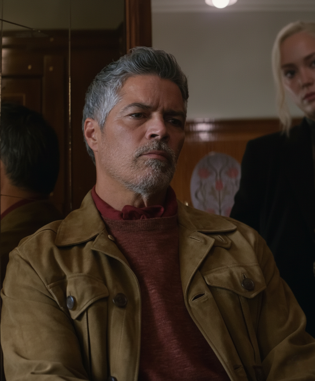 Mission Impossible 7 Inspired Esai Morales Brown Suede Leather Jacket
