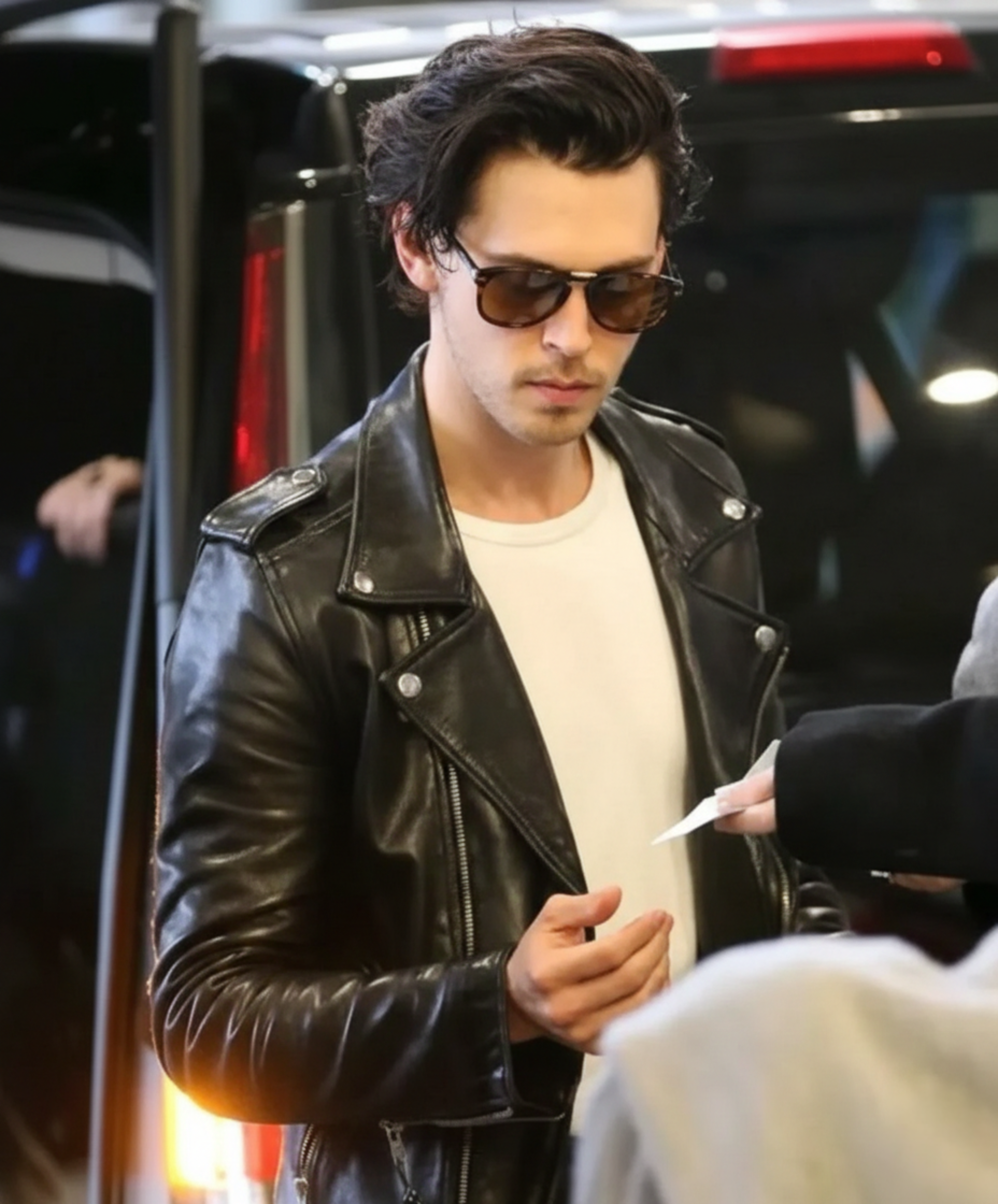 Austin Butler Inspired Benny Leather Jacket from The Bikeriders
