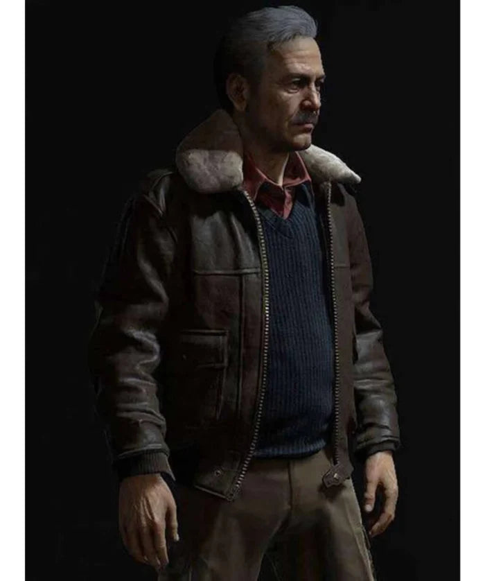 Victor Sullivan Uncharted 4 Aviator Leather Jacket