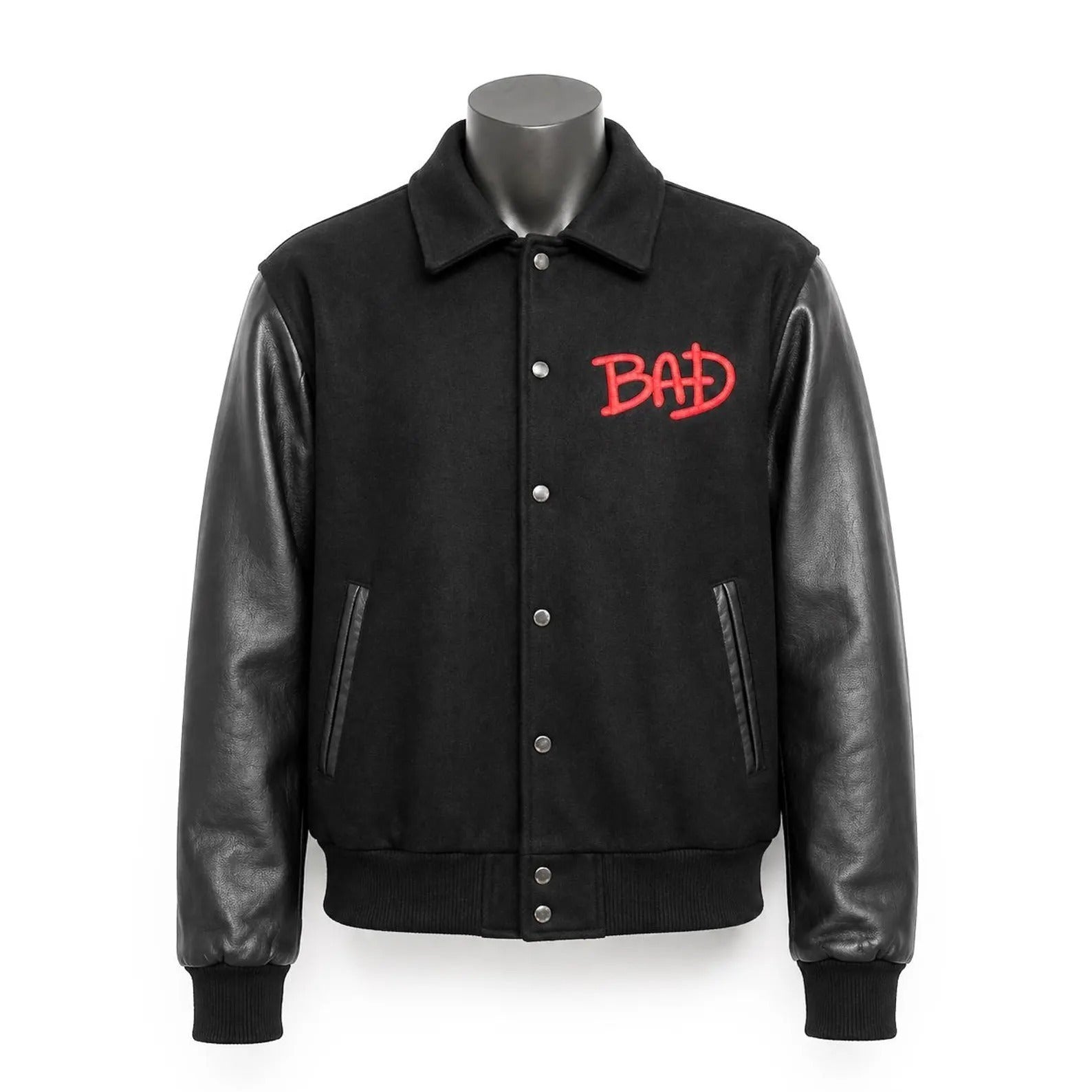 Michael Jackson Bad Tour Varsity Jacket – Retro 80s Concert Inspired Jacket