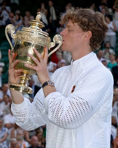 Premium White Knit Zip Jacket – Tennis Champion Inspired Edition