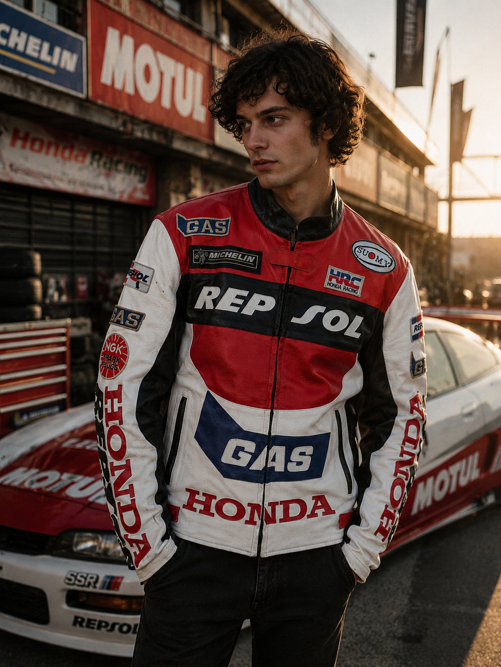 Repsol Honda Racing Unisex Leather Jacket | Hollywood Jackets
