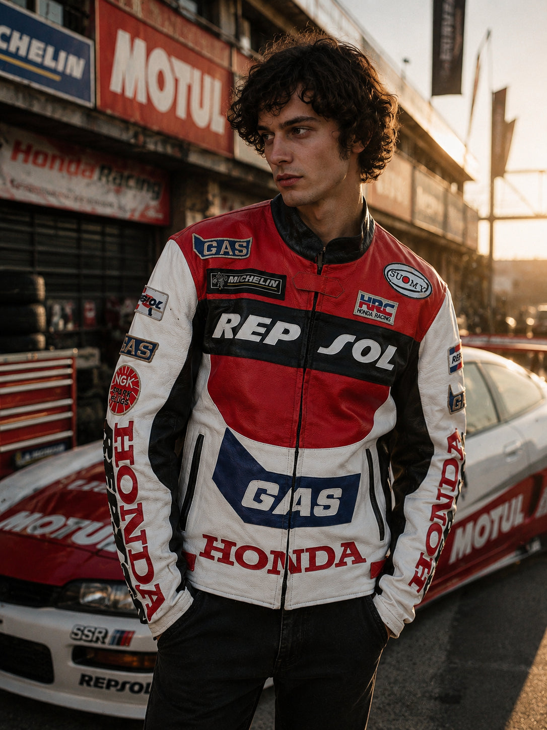 Repsol Honda Racing Unisex Leather Jacket | Hollywood Jackets