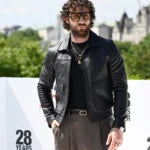 Aaron Taylor-Johnson 28 Years Later London Premiere Leather Jacket