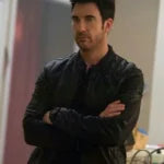 Agent Duncan Carlisle Hostages Black Leather Jacket