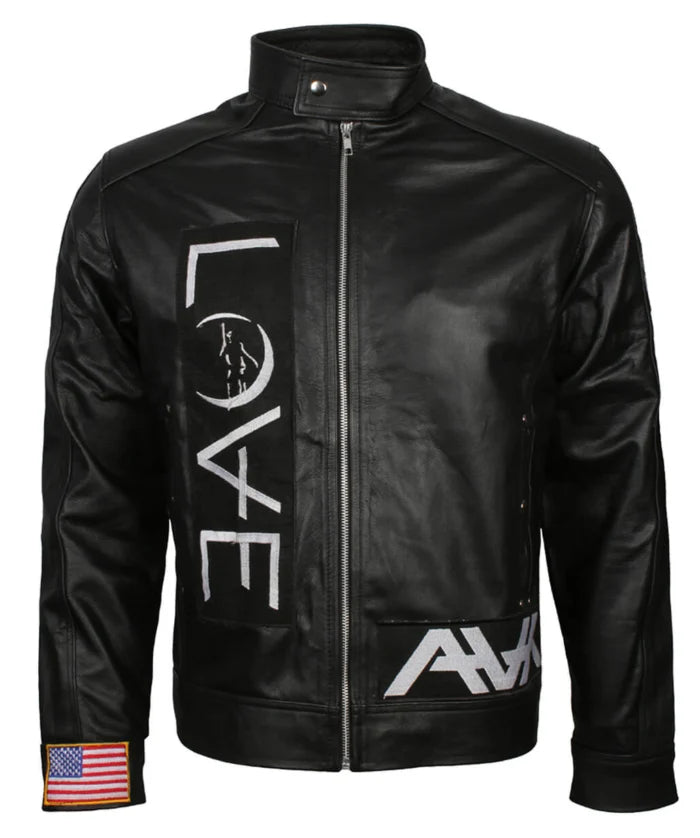 Tom DeLonge Inspired Angels and Airwaves Leather Jacket