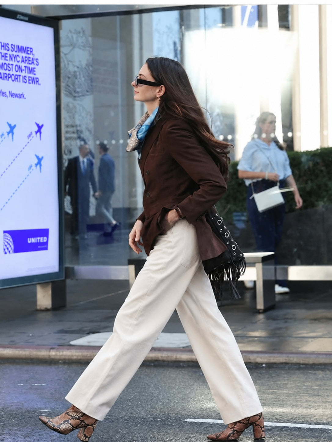 Anne Hathaway The Devil Wears Prada 2 Brown Suede Blazer | Hollywood Jackets