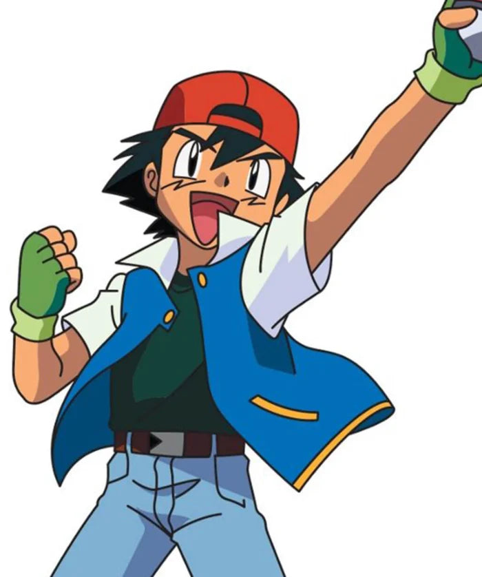 Ash Ketchum Pokémon Leather Jacket