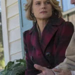 Ava Crowder Justified S06 Wool Peacoat