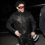 Bad Bunny Los Angeles Black Leather Jacket