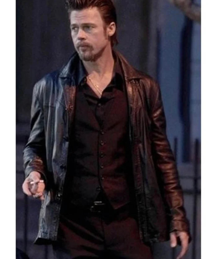 Killing Them Softly Brad Pitt Leather Jacket