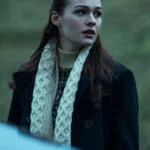 Brianna Randall Outlander S02 Black Wool Coat