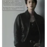 BTS Jin Black Leather Jacket