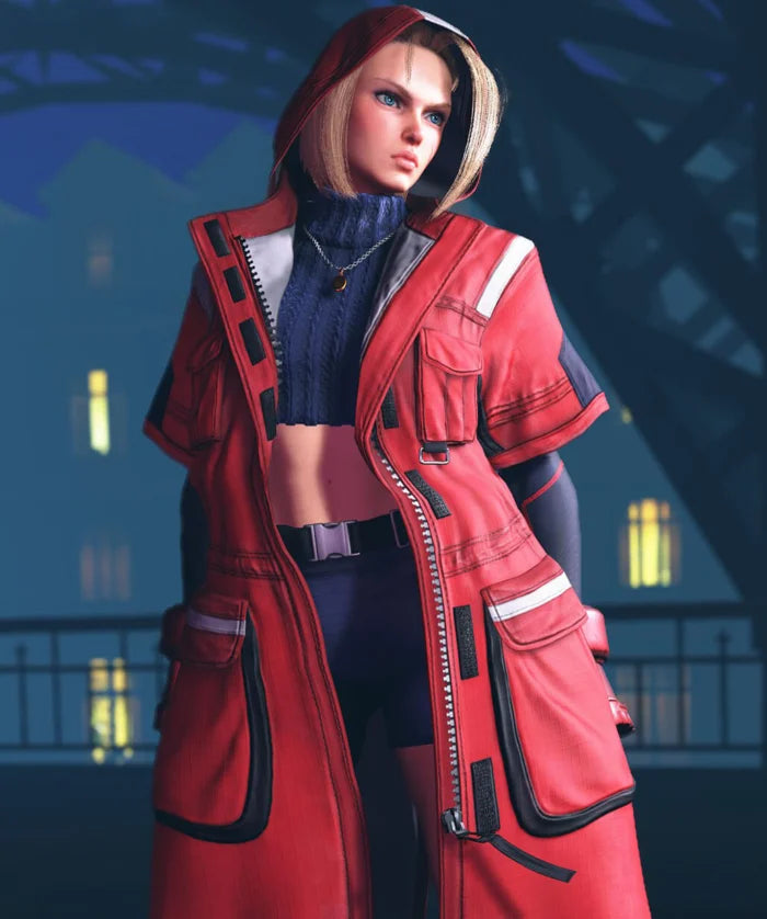 Hollywood Jacket Street Fighter 6 Cammy White Red Leather Coat