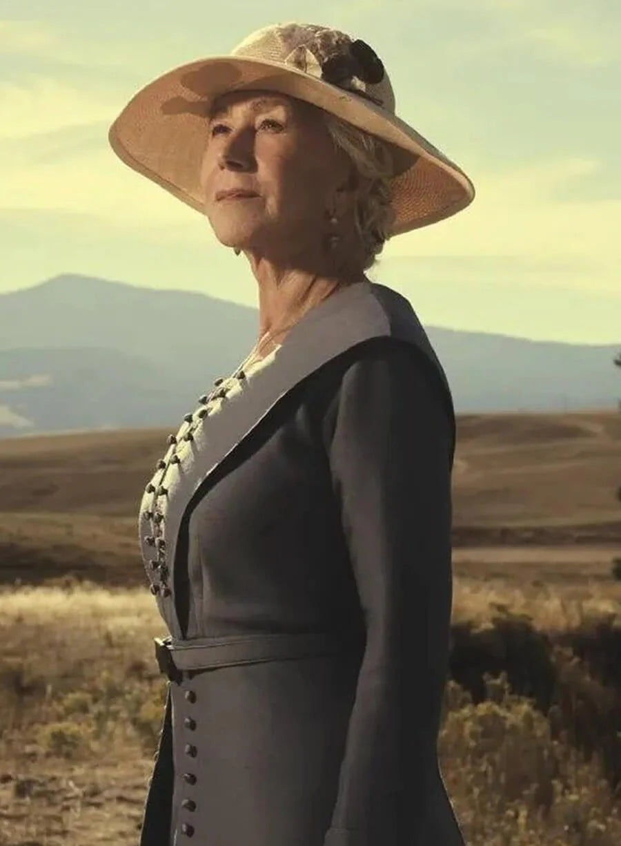 Hollywood Jackets Helen Mirren 1923 Cara Dutton Grey Coat