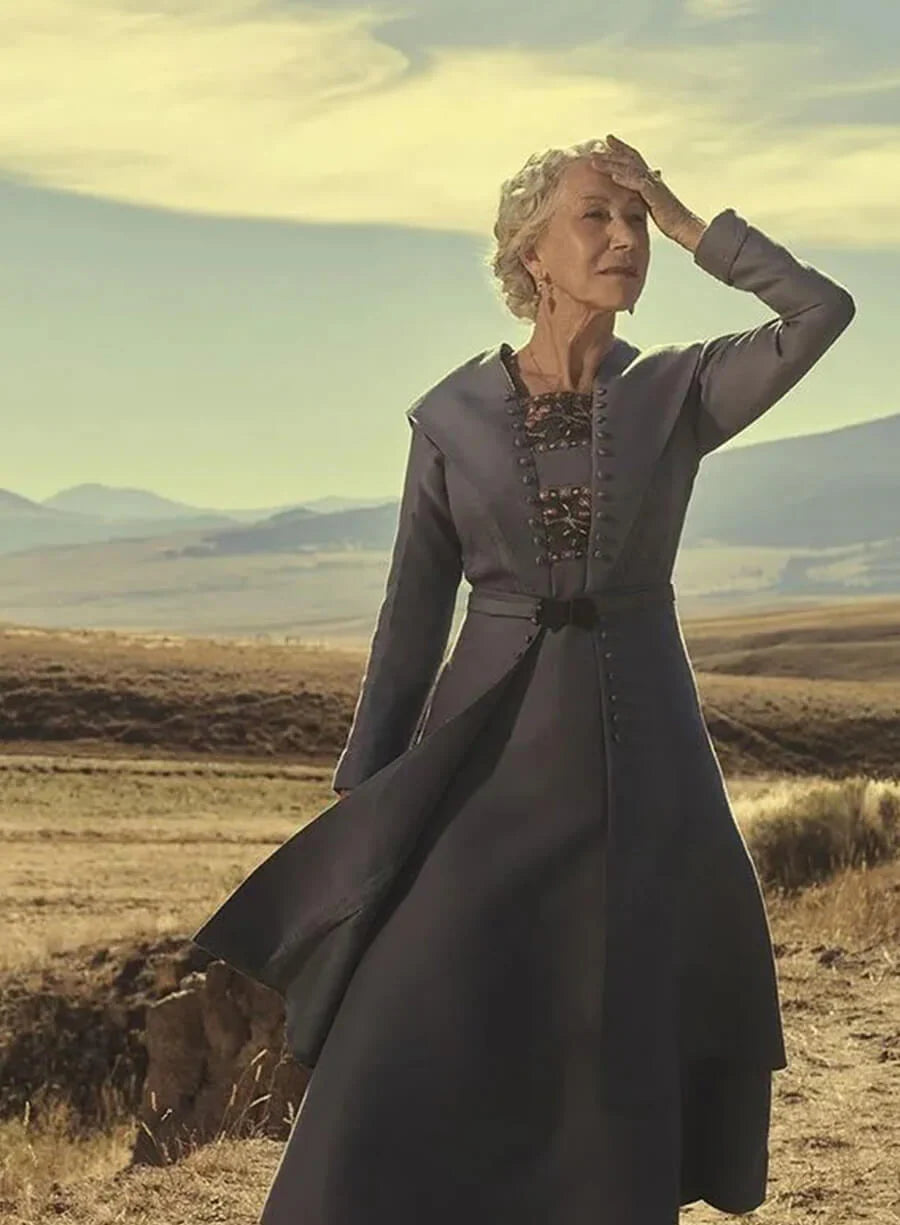 Hollywood Jackets Helen Mirren 1923 Cara Dutton Grey Coat