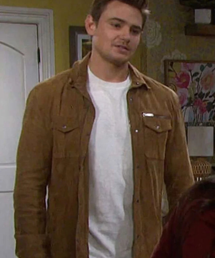 Days of Our Lives Carson Boatman Suede Jacket