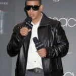 Daddy Yankee Black Leather Jacket