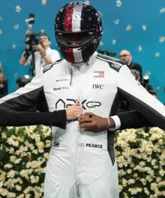 Damson Idris Racing-Inspired Fashion Jacke