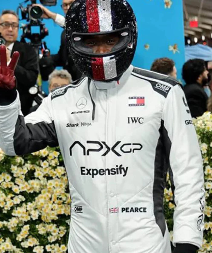 Damson Idris Racing-Inspired Fashion Jacke