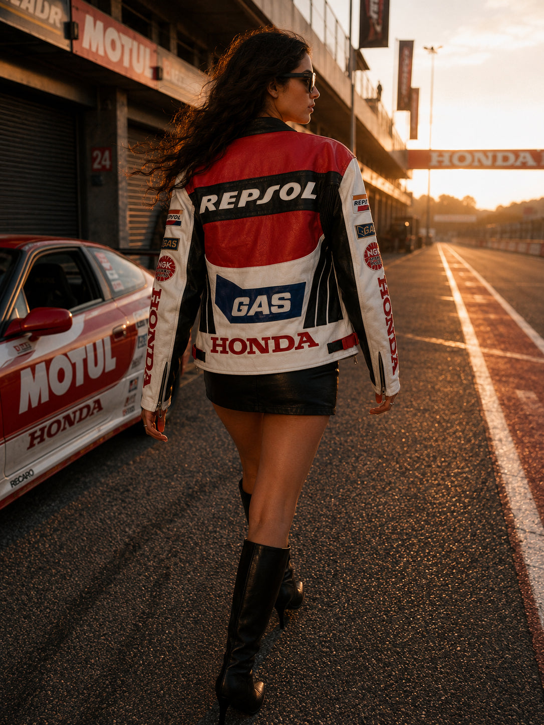 Repsol Honda Racing Unisex Leather Jacket | Hollywood Jackets