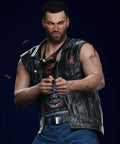Hollywood Jackets Cyberpunk 2077 V Nomad Black Leather Vest