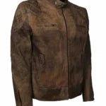 Men’s Distressed Brown Vintage Leather Jacket