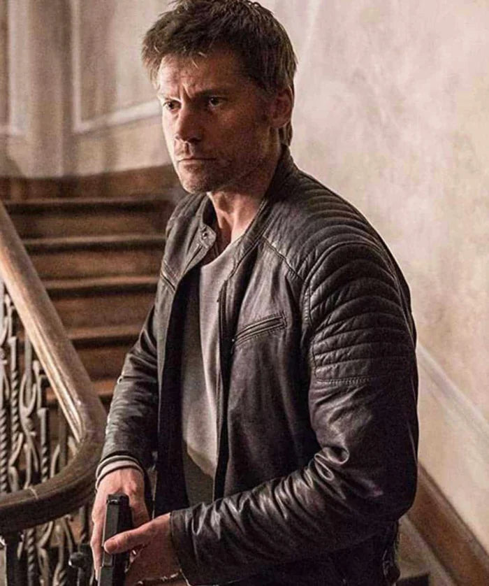 Domino Nikolaj Coster-Waldau Leather Jacket