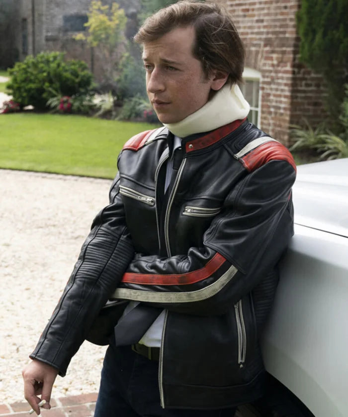 Gideon Gemstone Inspired Black Leather Jacket from The Righteous Gemstones