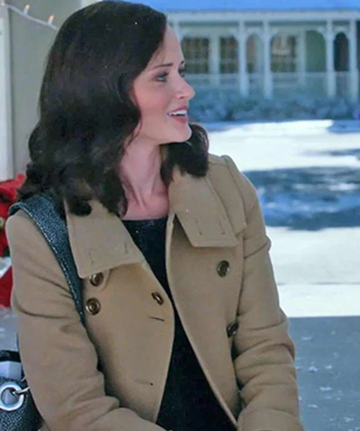 Hollywood Jackets Alexis Bledel Gilmore Girls Brown Wool Coat