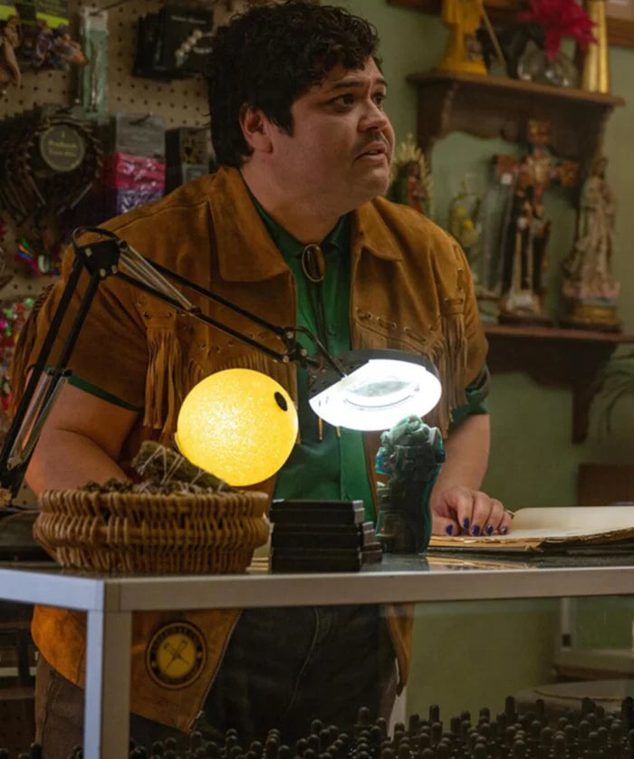 Harvey Guillén Alexander and the Terrible Fringe Jacket