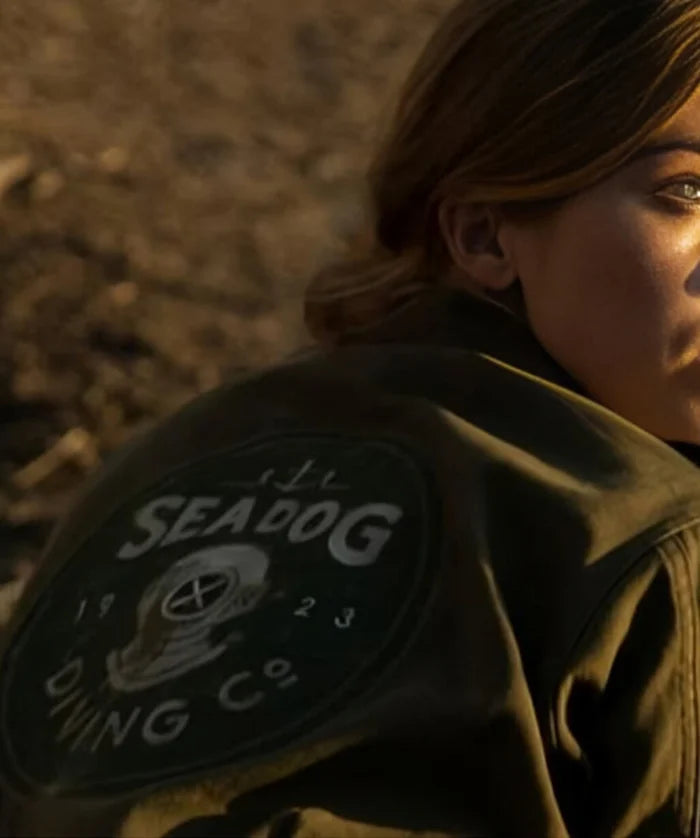 Fear Below 2025 Clara Bennett Distressed Leather Jacket