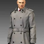 Hitman 2 Silent Assassin Agent 47 Trench Coat
