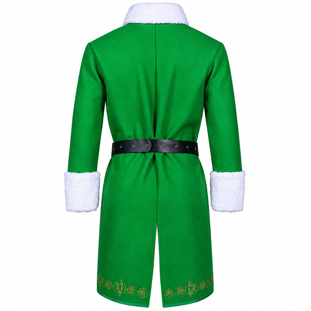Hollywood Jacket Buddy the Elf Green Christmas Coat with Belt - photo 2