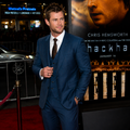 chris hemsworth Men’s Navy Blue 3 Piece Suit