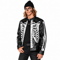 Unisex Adult Skeleton Moto Jacket | Hollywood Jackets