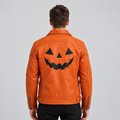 Hollywood Jackets Jack O Lantern Halloween Leather Jacket