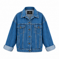 Sky Drift Oversized Denim Jacket