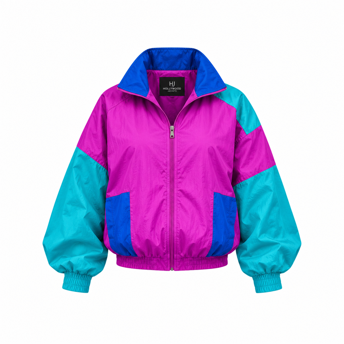 Hollywood Jackets Women’s Retro 80s Colorful Track Jacket