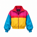 Women's Color Block 80s Lightweight Windbreaker