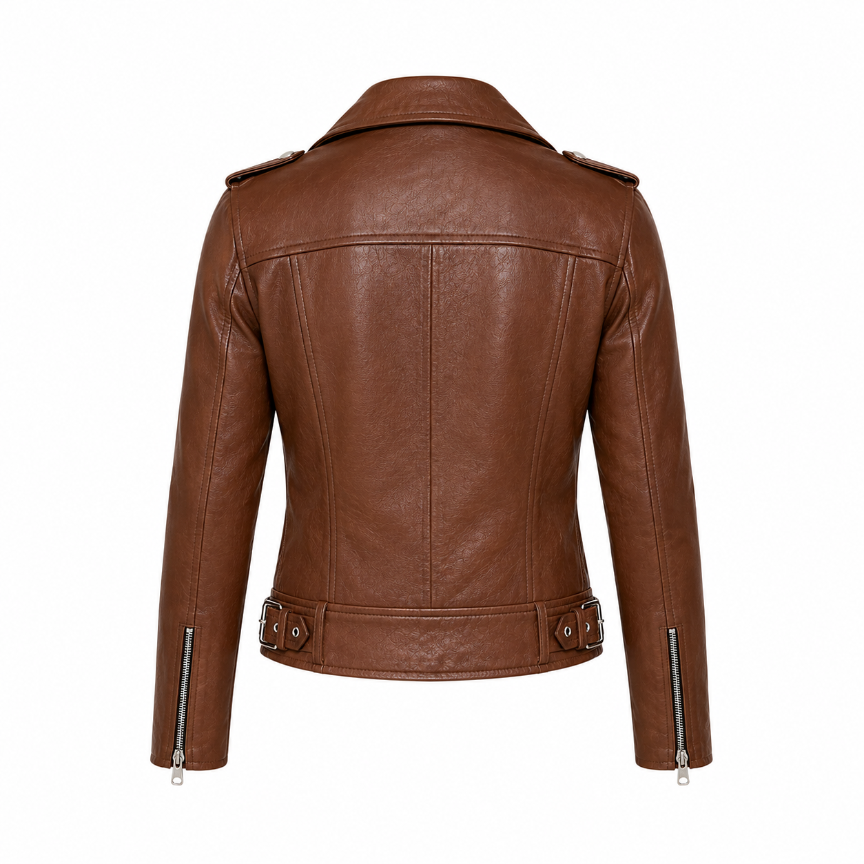 Penny Women’s Brown Biker Leather Jacket